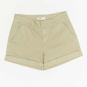 Oat New York Mid Rise Pocket Khaki Shorts New